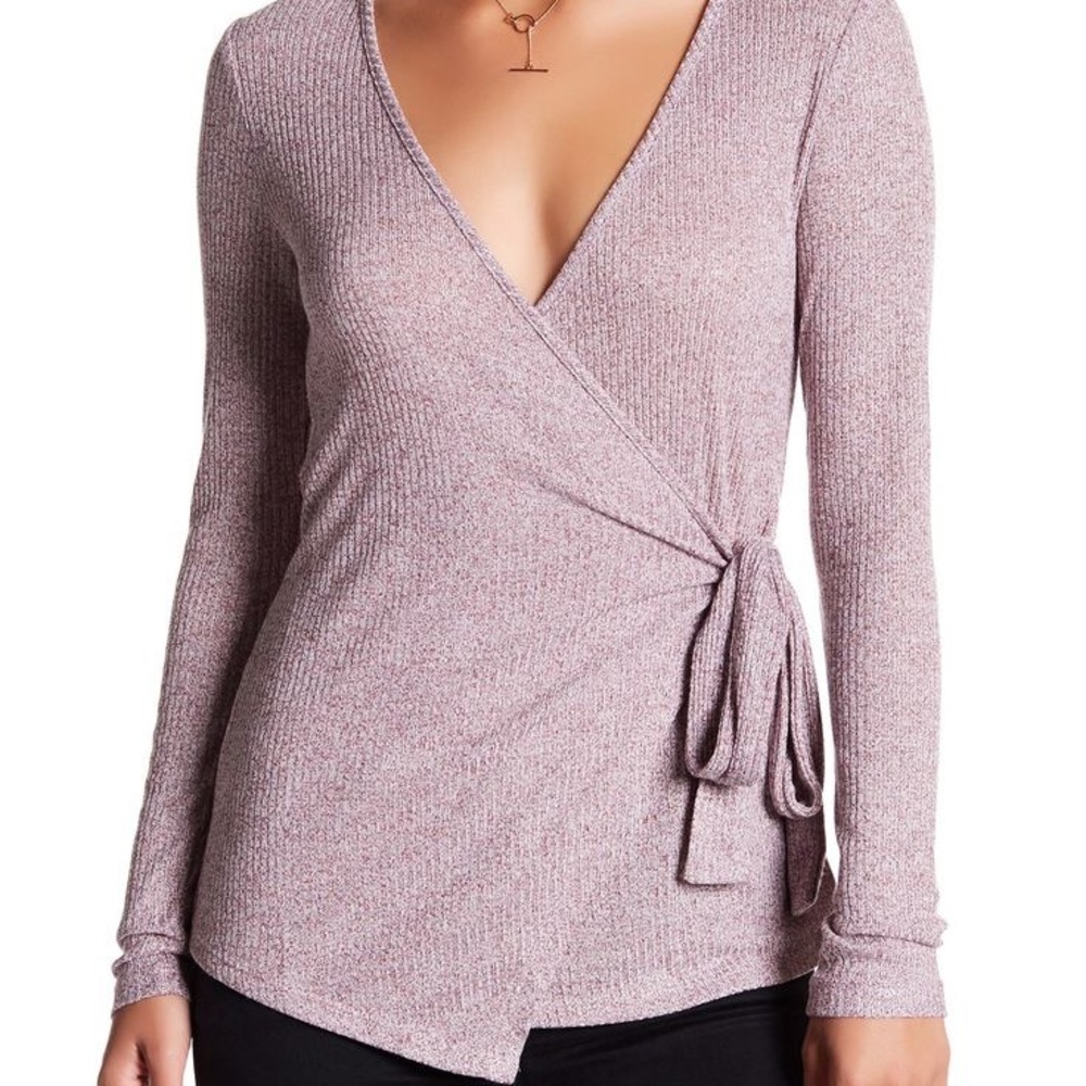 BNWT 🩰 Bobeau | Wrap Knit Blouse